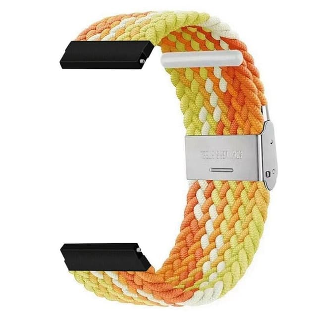 Flettet Elastik Armbånd Garmin Forerunner 265 - Gradientorange