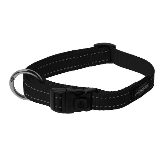 Hundehalsbånd Lumberjack 25mm/43-70cm sort,