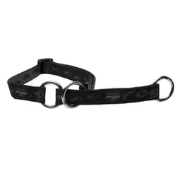 Alpinist XL 25mm Everest web halvternet hundehalsbånd, sort design, Rogz