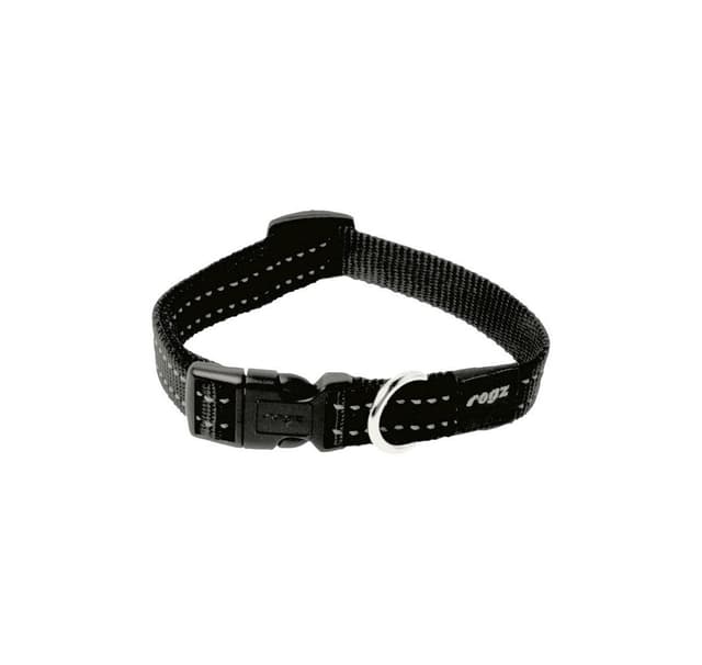 Hundehalsbånd Snake 16mm/26-40cm, sort,