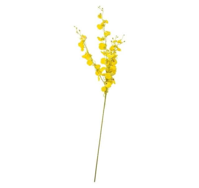 Konstgjord blomma BLOMMANDE H90cm, gul