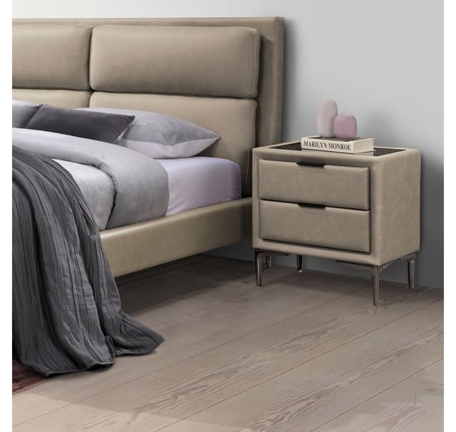Nattbord LENA 50,5x41xH54cm, beige
