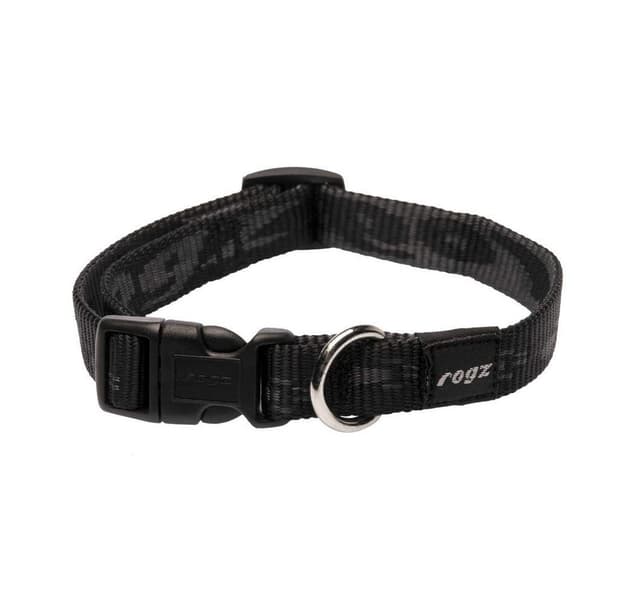 Hundhalsband Matterhorn 16mm/26-40cm, svart, Rogz