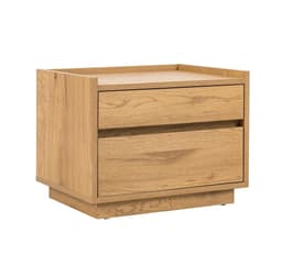Nattbord SACHA 50x40xH40cm, melamin med eikebark