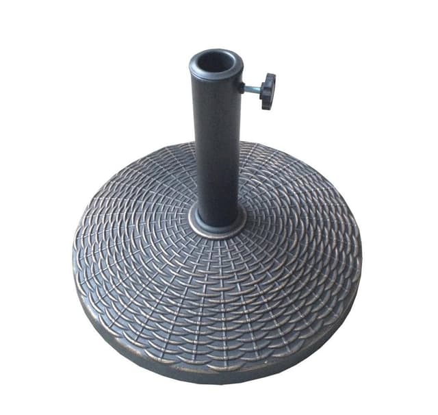 Parasollfot D44,5xH33,5cm/10kg, resin