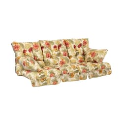 Huskeputer ROMA 108x56x10cm, lys floral