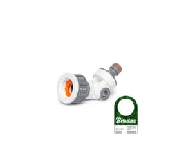 WHITE LINE angled tap connector 1"" - 3/4"" female