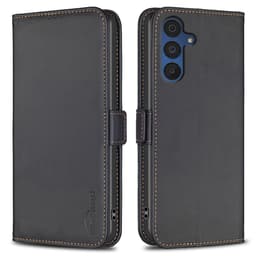 BINFEN För Samsung Galaxy A55 5G Fodral Plånboksfodral - Svart