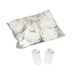 Multifunksjonell nøkkelring (50 pakke) Hvit