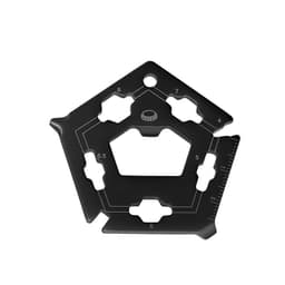 Nøkkelring for verktøy i aluminiumslegering Sølv