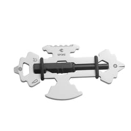 Taktisk verktøy nøkkelring Sølv