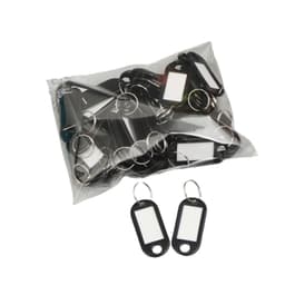 Multifunksjonell nøkkelring (50 pakke) Sort