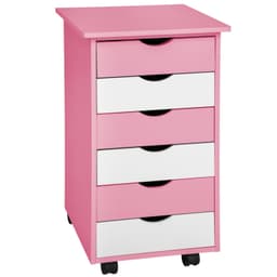 tectake Lådhurts med 6 lådor - rosa
