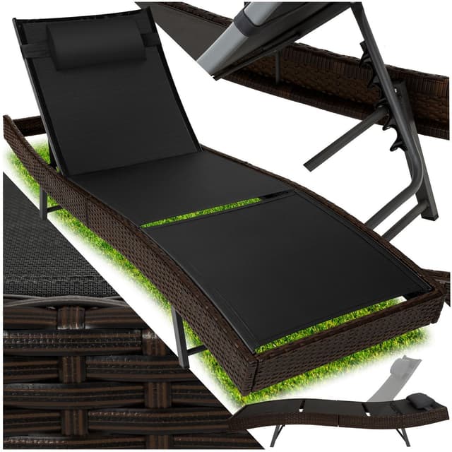 tectake Rotting solstol Moana - brunmelerad