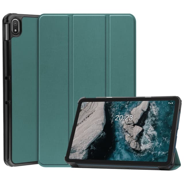 SKALO Nokia T20 Trifold Suojakotelo - Vihreä