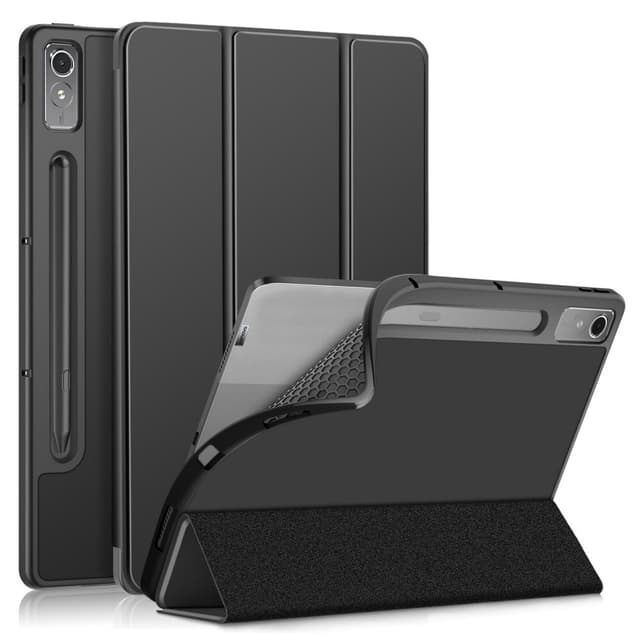 SKALO Lenovo Tab P12 Trifold Suojakotelo - Musta