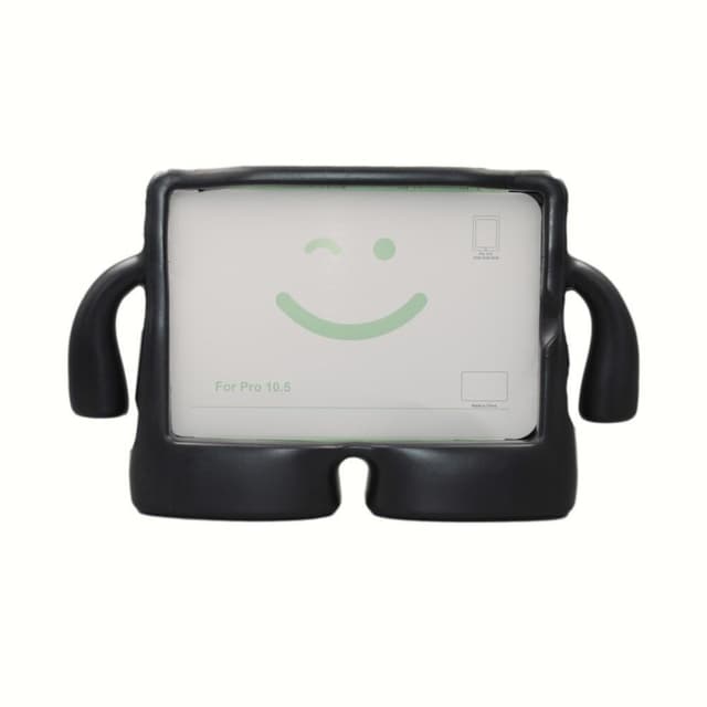 SKALO iPad 10.2 3D Cartoon lapsen Kuori - Musta