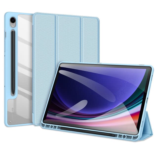 DUX DUCIS Samsung Tab S9/S9 FE TOBY Series Trifold Flip Cover - Turkis