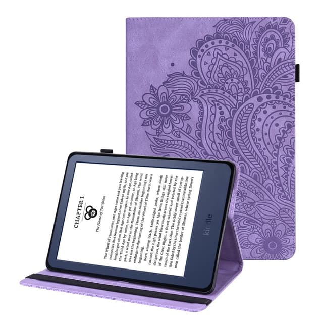 SKALO Google Pixel Tablet Mandala Flip Cover - Lilla