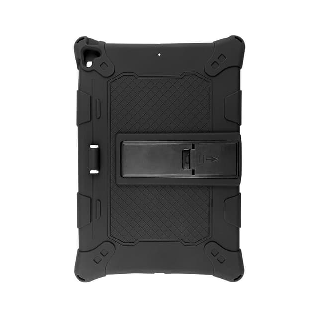 SKALO iPad 10.2 Stöttåligt Armor Silikon Skal - Svart