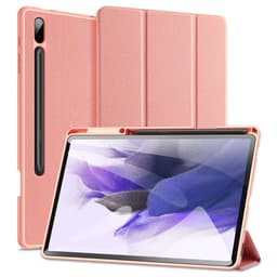 DUX DUCIS Samsung Tab S7+/S7 FE/S8+ DOMO Series Trifold Flip Cover - Pink