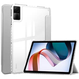 SKALO Xiaomi Redmi Pad Trifold Etui med gennemsigtig bagside - Sølv