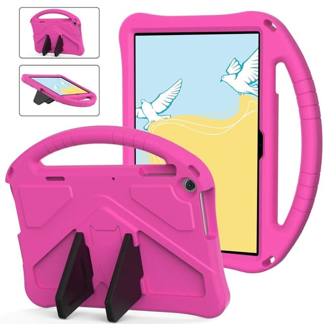 SKALO Lenovo Tab M10 (Gen 3) Barnskal med handtag och ställ - Rosa