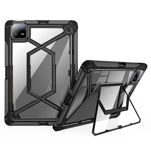 SKALO Xiaomi Pad 6 Armor X Hybrid Skal - Svart