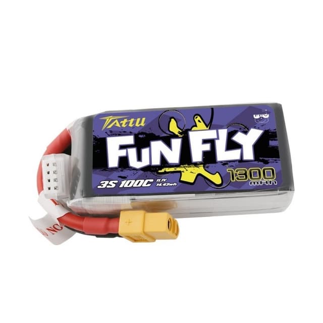 3s  1300mah -100C Tattoo - Gens Ace Funfly XT60