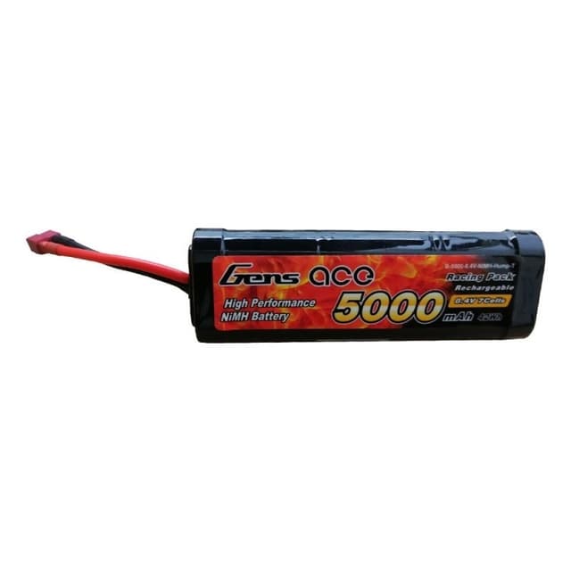 8.4V 5000mAh - Gens Ace Hump - NiMh - Deans