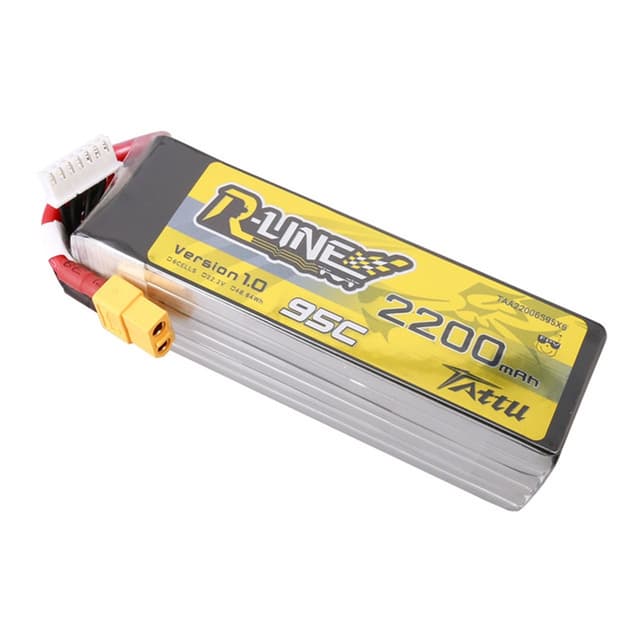 6s  2200mAh -95C - Gens Ace Tattu R-Line XT60