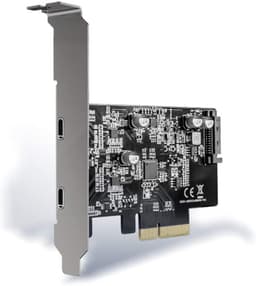 Maiwo KC014 PCI Express X4-kort til 2x Ekstern USB 3.1 10Gbps Gen 2 Type C