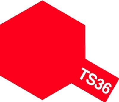 Tamiya TS Spray Lakk: Fluorescent Red TS-36 100ml