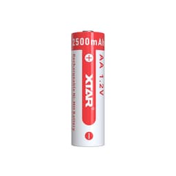 XTAR AA 1.2V 2500mAh Batterier 4stk