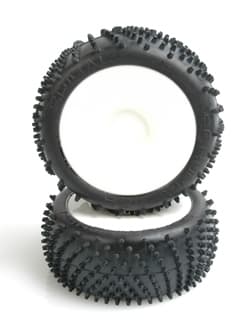 Schumacher Spiral 1/8 Silver - 1 par på felg