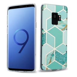 Samsung Galaxy S9 Plånboksfodral Skal (Grön)