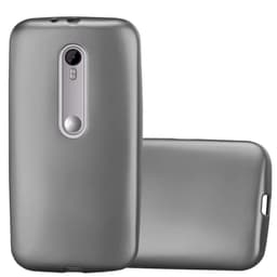 Motorola MOTO G3 Suojakuori Suojakotelo Case (harmaa)