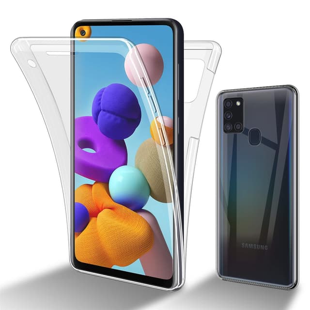 Samsung Galaxy A21s Suojakuori Cover (Läpinäkyvä)