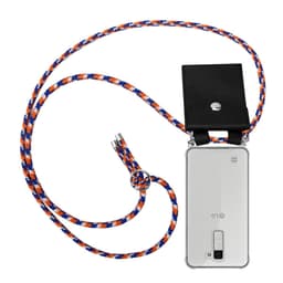 LG K10 2016 Suojakuori Kotelo Ketju (Sininen)
