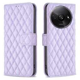 SKALO Xiaomi Redmi A3 BINFEN COLOR Quiltet Pung - Lilla