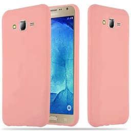 Deksel Samsung Galaxy J7 2015 Silikon cover (rosa)