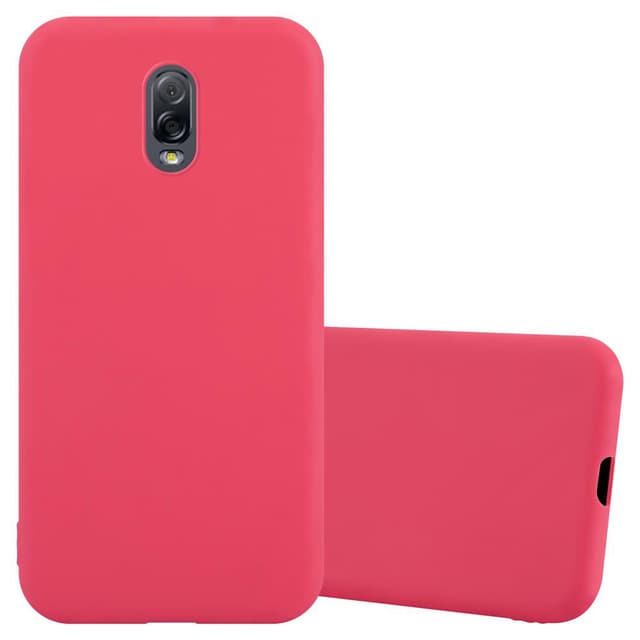 Skal Samsung Galaxy J7 PLUS / C8 Fodral Case (Röd)