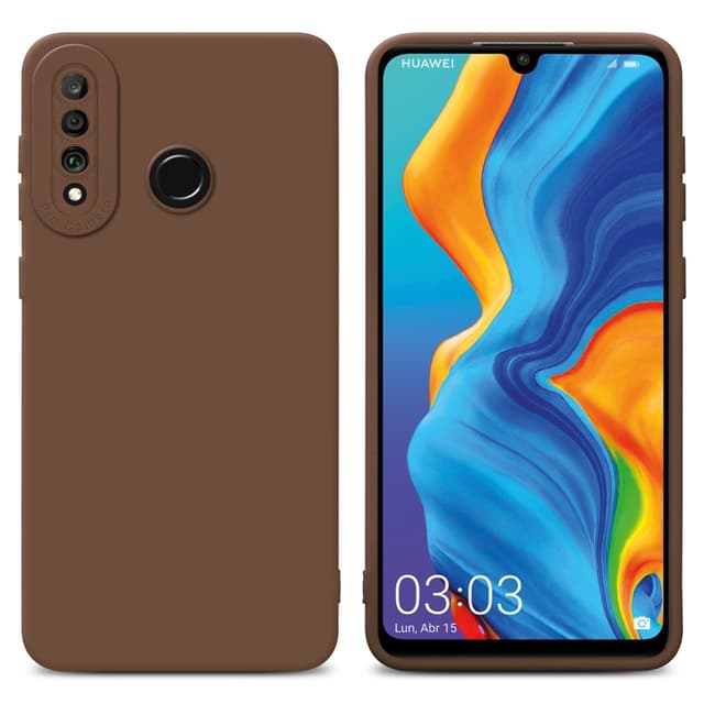 Huawei P30 LITE Suojakuori Kotelo (Ruskea)