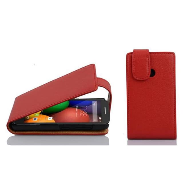 Motorola MOTO E Pungetui Flip Cover (Rød)