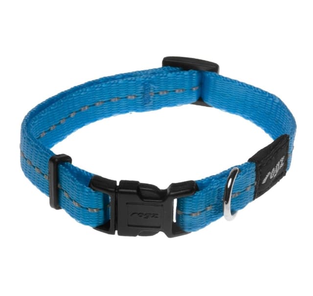 Krage Fläktbälte 20mm/34-56cm turkosblått, Rogz