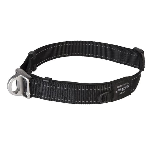 Utility extra stor 25 mm skogshuggare säkerhetskrage, svart reflekterande