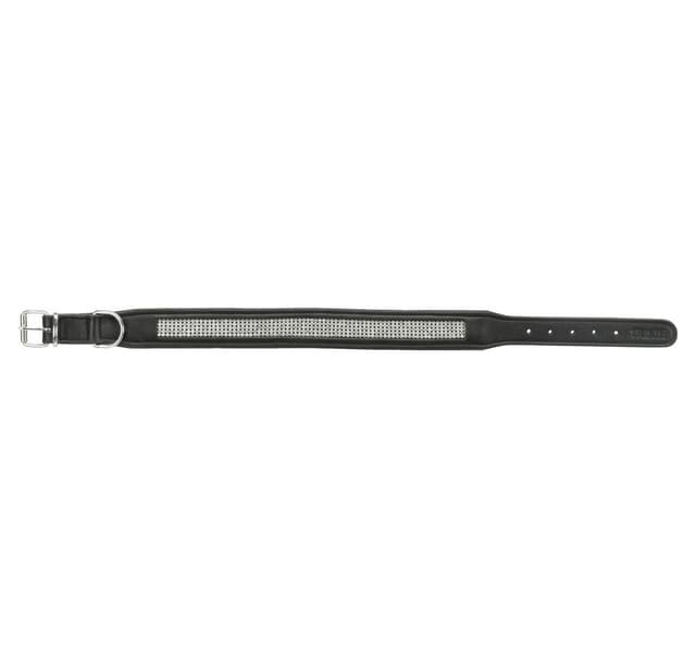 Aktiv komfortkrage med stenar, M–L: 44–52 cm/25 mm, svart