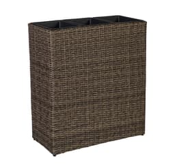 Blomlåda WIKER 77x27xH80cm, mörkbrun