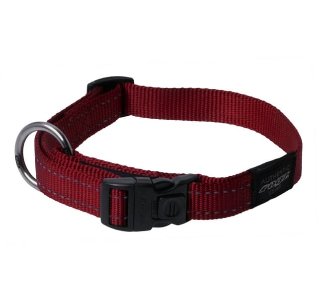 Collar Utility XL 25mm Lumberjack, röd reflektor