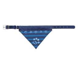 Nylonkrage med halsduk, S–M: 30–38 cm/20 mm, indigo